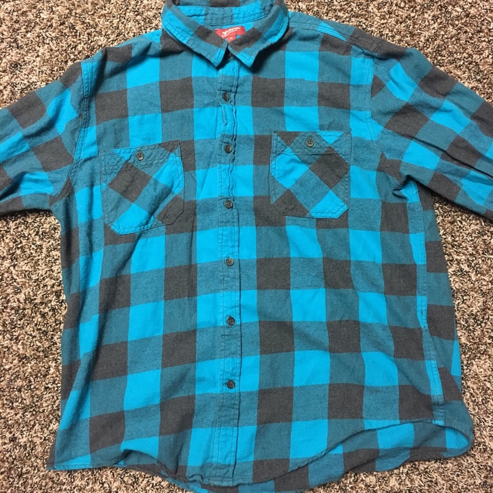 Arizona brand blue flannel
